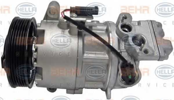 8FK 351 114-681 BEHR+HELLA+SERVICE Compressor, air conditioning