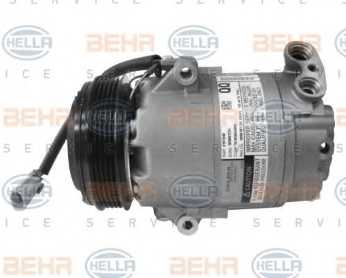 8FK 351 135-011 BEHR+HELLA+SERVICE Compressor, air conditioning