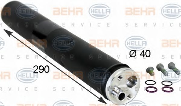 8FT 351 193-321 BEHR+HELLA+SERVICE Air Conditioning Dryer, air conditioning