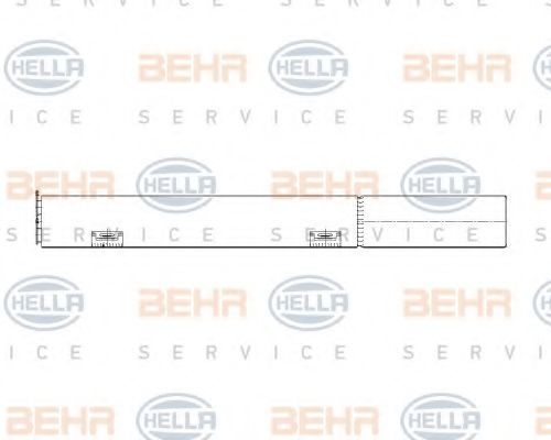 8FT 351 197-661 BEHR+HELLA+SERVICE Dryer, air conditioning