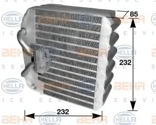 8FV 351 210-371 BEHR+HELLA+SERVICE Air Conditioning Evaporator, air conditioning