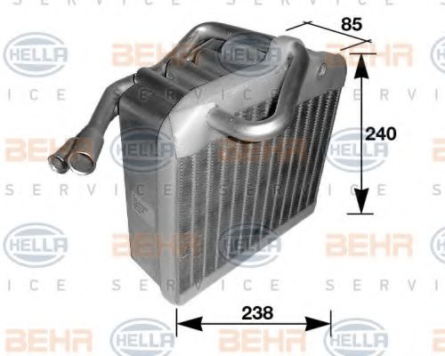 8FV 351 210-401 BEHR+HELLA+SERVICE Evaporator, air conditioning