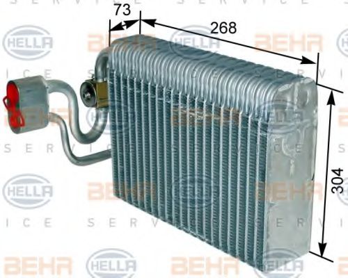 8FV 351 309-011 BEHR+HELLA+SERVICE Evaporator, air conditioning