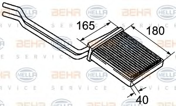 8FH 351 313-411 BEHR+HELLA+SERVICE Cooling System Clutch, radiator fan