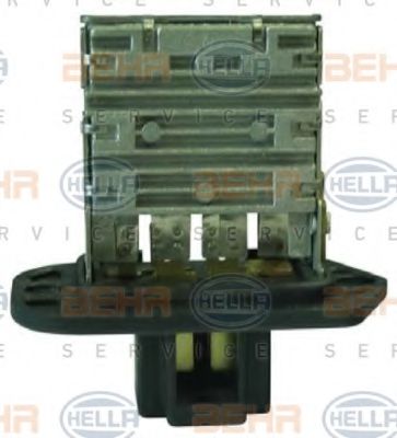 9ML 351 321-351 BEHR+HELLA+SERVICE Resistor, interior blower