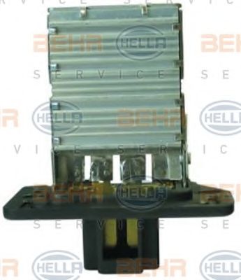 9ML 351 321-371 BEHR+HELLA+SERVICE Resistor, interior blower