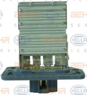 9ML 351 321-381 BEHR+HELLA+SERVICE Resistor, interior blower