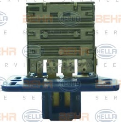 9ML 351 321-461 BEHR+HELLA+SERVICE Resistor, interior blower