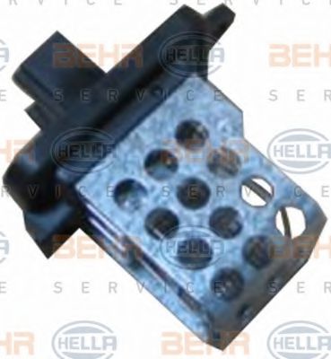 9ML 351 321-581 BEHR+HELLA+SERVICE Resistor, interior blower