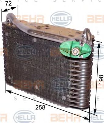 8FV 351 330-561 BEHR+HELLA+SERVICE Evaporator, air conditioning