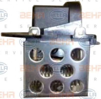 9ML 351 332-411 BEHR+HELLA+SERVICE Resistor, interior blower