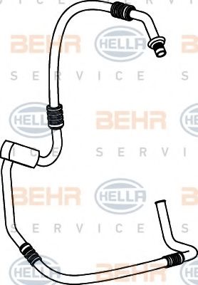 9GS 351 337-001 BEHR+HELLA+SERVICE High Pressure Line, air conditioning