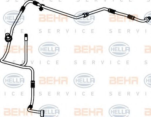 9GS 351 337-101 BEHR+HELLA+SERVICE Air Conditioning High-/Low Pressure Line, air conditioning