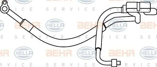 9GS 351 337-121 BEHR+HELLA+SERVICE High Pressure Line, air conditioning