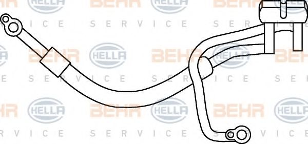 9GS 351 337-151 BEHR+HELLA+SERVICE Air Conditioning High Pressure Line, air conditioning