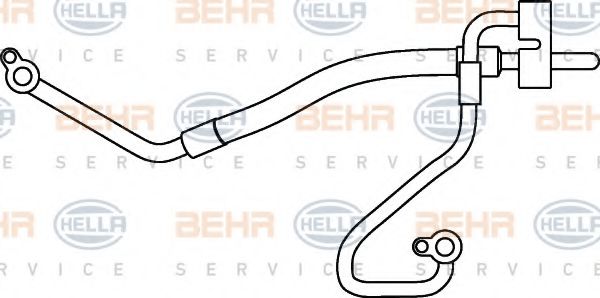 9GS 351 337-171 BEHR+HELLA+SERVICE High Pressure Line, air conditioning