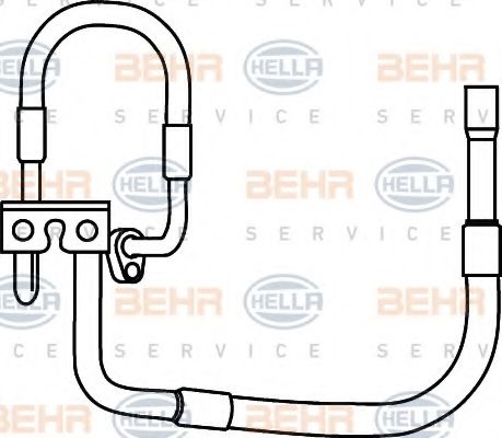 9GS 351 337-271 BEHR+HELLA+SERVICE High-/Low Pressure Line, air conditioning
