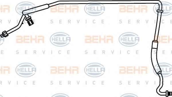 9GS 351 337-311 BEHR+HELLA+SERVICE High Pressure Line, air conditioning