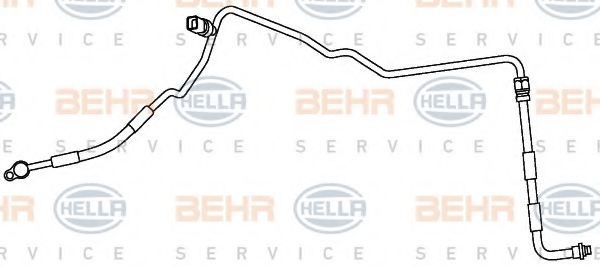 9GS 351 337-391 BEHR+HELLA+SERVICE Air Conditioning High Pressure Line, air conditioning