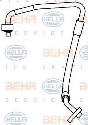 9GS 351 337-421 BEHR+HELLA+SERVICE High Pressure Line, air conditioning
