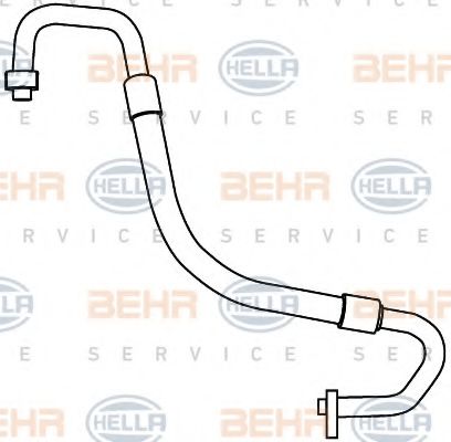 9GS 351 337-461 BEHR+HELLA+SERVICE Klimaanlage Hochdruck-/Niederdruckleitung, Klimaanlage