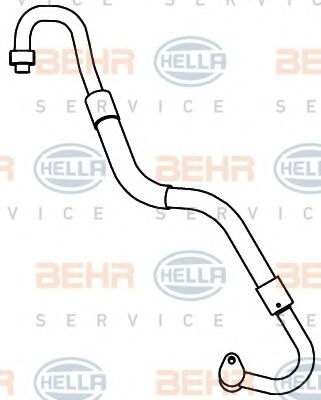 9GS 351 337-471 BEHR+HELLA+SERVICE High-/Low Pressure Line, air conditioning