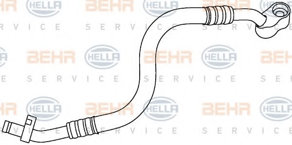 9GS 351 337-501 BEHR+HELLA+SERVICE High Pressure Line, air conditioning