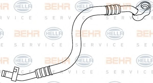 9GS 351 337-511 BEHR+HELLA+SERVICE High Pressure Line, air conditioning