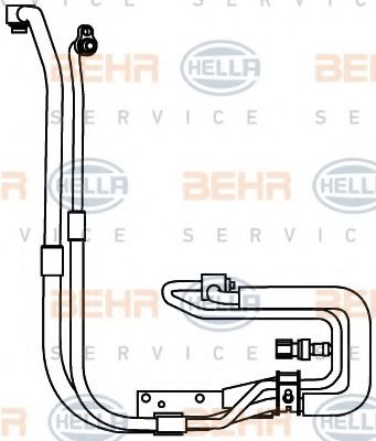 9GS 351 337-651 BEHR+HELLA+SERVICE Трубопровод высокого давления, кондиционер