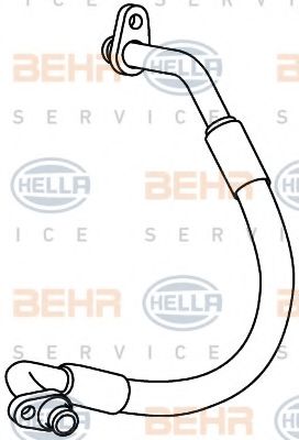 9GS 351 337-781 BEHR+HELLA+SERVICE Air Conditioning High Pressure Line, air conditioning