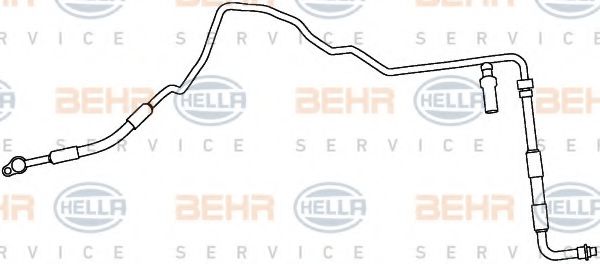 9GS 351 338-091 BEHR+HELLA+SERVICE High Pressure Line, air conditioning