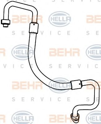 9GS 351 338-121 BEHR+HELLA+SERVICE High-/Low Pressure Line, air conditioning