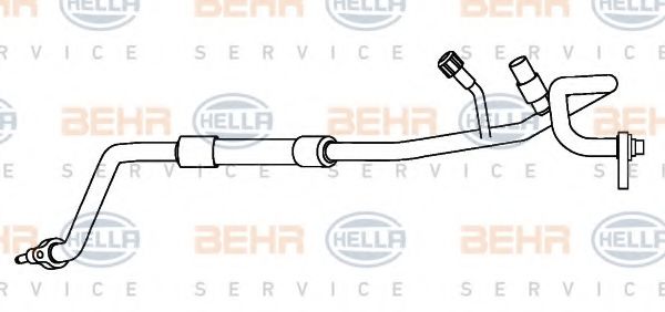 9GS 351 338-161 BEHR+HELLA+SERVICE Air Conditioning High-/Low Pressure Line, air conditioning