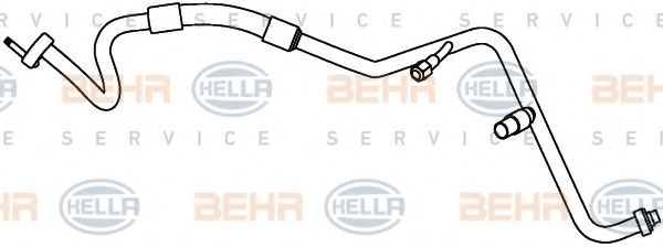 9GS 351 338-171 BEHR+HELLA+SERVICE Air Conditioning High-/Low Pressure Line, air conditioning