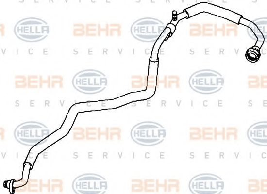 9GS 351 338-231 BEHR+HELLA+SERVICE Air Conditioning Low Pressure Line, air conditioning