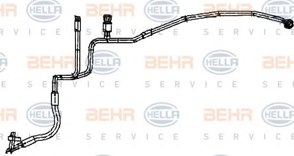9GS 351 338-261 BEHR+HELLA+SERVICE Трубопровод высокого давления, кондиционер