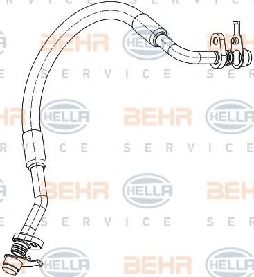 9GS 351 338-651 BEHR+HELLA+SERVICE Air Conditioning High Pressure Line, air conditioning