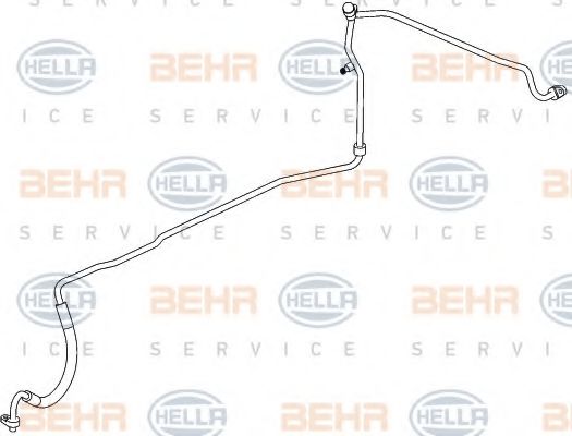 9GS 351 338-661 BEHR+HELLA+SERVICE Air Conditioning High Pressure Line, air conditioning