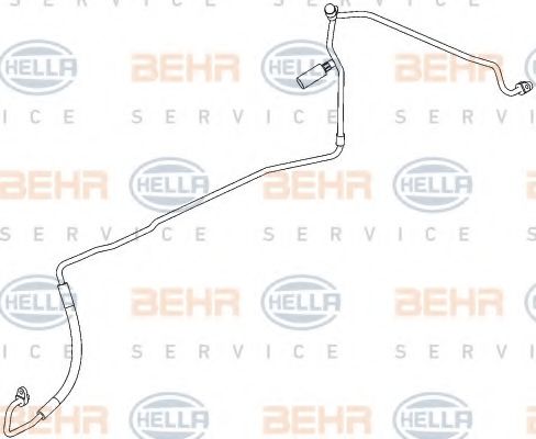 9GS 351 338-681 BEHR+HELLA+SERVICE Air Conditioning High Pressure Line, air conditioning