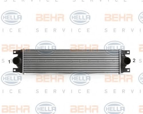 8ML 376 700-634 BEHR+HELLA+SERVICE Air Supply Intercooler, charger