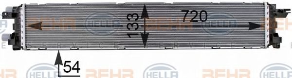 8MK 376 701-151 BEHR+HELLA+SERVICE Low Temperature Cooler, intercooler