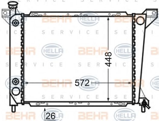 BEHR HELLA SERVICE 8MK376704671