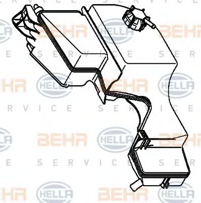 8MA 376 737-011 BEHR+HELLA+SERVICE Cooling System Expansion Tank, coolant