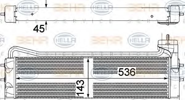 8MO 376 756-711 BEHR+HELLA+SERVICE Oil Cooler, engine oil