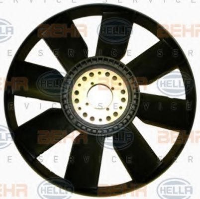 8MV 376 757-281 BEHR+HELLA+SERVICE Fan Wheel, engine cooling