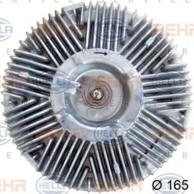 8MV 376 757-681 BEHR+HELLA+SERVICE Clutch, radiator fan