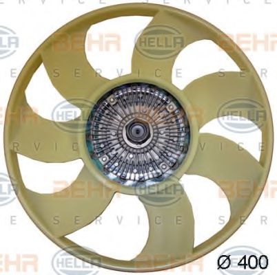 8MV 376 757-711 BEHR+HELLA+SERVICE Cooling System Fan, radiator