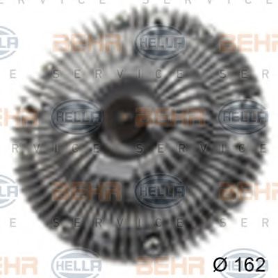 8MV 376 758-641 BEHR+HELLA+SERVICE Cooling System Clutch, radiator fan