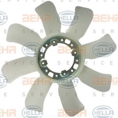 8MV 376 791-411 BEHR+HELLA+SERVICE Fan Wheel, engine cooling