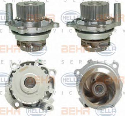8MP 376 800-041 BEHR+HELLA+SERVICE Cooling System Water Pump